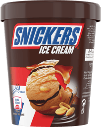 SNICKERS pot de crème glacée avec des cacahuètes, chocolat et caramel - 335g image