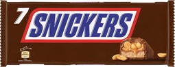 SNICKERS barre chocolat, caramel et cacahuètes - Multipack 7x50g image