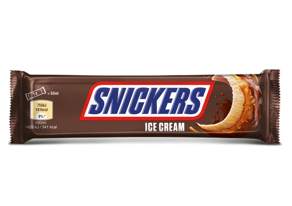 SNICKERS barre glacée caramel et cacahuètes - Single - 48g